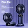 Portable USB Handheld  Neck Fan With LED Display And Phone Stand 1