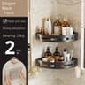 Strong Adhesive No Drill Shower Shelf Waterproof Bathroom Organizer For Shampoo And Towels 5