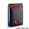 Slim RFID Blocking Leather Wallet For Men Credit Card Holder  Money Clip 4