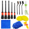 Car Detailing Brushes Kit For Automotive Cleaning Electric Drill Compatible Soft Bristles For Car I 0