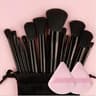 Soft Fluffy Makeup Brush Set Premium Kabuki  Blending Brushes For Flawless Foundation Powder And Ey 9