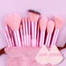 Soft Fluffy Makeup Brush Set Premium Kabuki  Blending Brushes For Flawless Foundation Powder And Ey 0