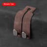 Premium Suede Car Headrest Hook Large Load Bearing Alloy Dual Hook For Rear Seat Hanging Universal  3