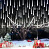 Solar Powered Meteor Shower Lights 200 LED Outdoor Christmas Lights For Garden Patio And Trees 11
