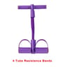 4 Level Resistance Bands Ab Roller Band with Non Slip Handles for Home Workout & Core Training