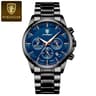 Mens Chronograph Watch Stainless Steel Waterproof Quartz Watch 7