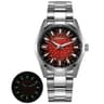 Mens Sapphire Quartz Watch 10ATM Luminous Stainless Steel Dress Watch 6