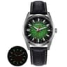 Mens Sapphire Quartz Watch 10ATM Luminous Stainless Steel Dress Watch 10