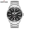Solar Powered Dive Watch Stainless Steel Mens Watch 13