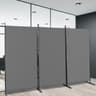 Room Divider Privacy Screens For Home Office  Folding Steel With Adjustable Panels 0