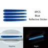 Universal Reflective Car Door Handle Stickers Safety Warning Anti Scratch Decals 1
