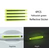 Universal Reflective Car Door Handle Stickers Safety Warning Anti Scratch Decals 3