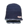 Unisex Fleece Beanie Hat  Scarf Set Arm Slouchy Snow  Ski Cap For Winter Comfort 2