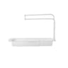Expandable Sink Rack Kitchen Organizer With Sponge Holder And Drain Basket 7
