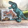 Electric Toy Large Size Walking Dinosaur Robot Light Sound  Spray Eggs Mechanical Dinosaur Model To 5