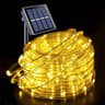 Outdoor Solar Tube Rope LED Light Waterproof Garden Christmas Decoration Fairy String Light For Wed 6