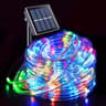Outdoor Solar Tube Rope LED Light Waterproof Garden Christmas Decoration Fairy String Light For Wed 8