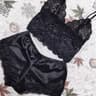 Lace Pajama Set Sexy Sleepwear For Women Top Shorts Lingerie Comfortable Underwear Pajama Set 1