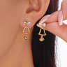 Exaggerated Enamel Christmas Tree Snowflake Candy Cane Hoop Earrings for Women Xmas Necklace Earring New Year Party Jewelry Gift