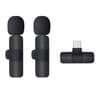 Portable Wireless Lavalier Microphone for iPhone, Android, Mini Mic for Gaming, Audio Video Recording, Live Broadcast