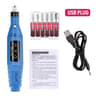 Strong Nail Polishing Tool Set LULAA Electric Nail Drill Machine For Pedicure Grinding 8