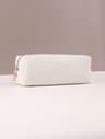 Large Capacity Pencil Case Solid Color Stationery Bag for School and Office