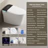 One-Piece Toilet with Built-in Bidet, ADA Bidet Height, Foam Dispenser, Instant Warm Water and Dryer