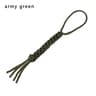 Paracord Rope DIY Keychain Pendant, Knot Nylon Chain, Survival Outdoor Camping Tool