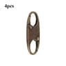 Portable Silver S-Shaped Zipper Lock Clip, Alloy Metal Carabiner, Mini Snap Hook for Luggage and Bags