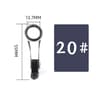 Wearproof Guide Ring for Fishing, Telescopic Folding Fishing Rod Pole Line Guide Stainless Steel