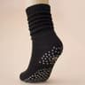 Breathable Pilates Socks Women Anti Slip Silicone Long Tube Yoga Fitness Socks with Double Bar Design