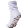Breathable Pilates Socks Women Anti Slip Silicone Long Tube Yoga Fitness Socks with Double Bar Design