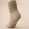 Breathable Pilates Socks Women Anti Slip Silicone Long Tube Yoga Fitness Socks with Double Bar Design