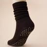 Breathable Pilates Socks Women Anti Slip Silicone Long Tube Yoga Fitness Socks with Double Bar Design