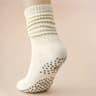 Breathable Pilates Socks Women Anti Slip Silicone Long Tube Yoga Fitness Socks with Double Bar Design