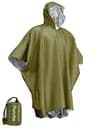 Emergency Waterproof Raincoat  Aluminum Film Disposable Poncho Warm Thermal Rainwear Blankets For S 0