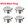 Plastic Sink Overflow Cover for Kitchen & Bathroom Basins Durable Round Drain Cap