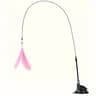 Interactive Bell & Feather Wand  Suction Cup Pole for Exciting Cat Playtime  Ultimate Toy for Fun Adventures