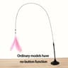 Interactive Bell & Feather Wand  Suction Cup Pole for Exciting Cat Playtime  Ultimate Toy for Fun Adventures