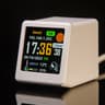 Super Cool Mini WiFi Weather Clock with IPS LCD Screen  Digital Desk Gadget for Modern Home Decor