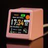 Super Cool Mini WiFi Weather Clock with IPS LCD Screen  Digital Desk Gadget for Modern Home Decor