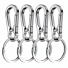 Durable Metal Carabiner Clip Keychain  Sturdy Hook Holder for Car Keys, Key Rings & Organizers
