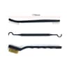 Tactical Gun Cleaning Kit  Doubleend Steel Wire Brush  Nylon Pick Set For Rifles  Hunting Guns 5