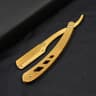 Men's Antique Black Folding Razor  Premium Shaving Knife for Hair Removal