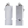 Durable Aluminum Alloy Survival Whistle  Tubes Outdoor EDC Tool for Emergency Situations