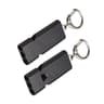 Durable Aluminum Alloy Survival Whistle  Tubes Outdoor EDC Tool for Emergency Situations