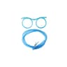 Funky 2-in-1 Drinking Straw Glasses Blue