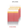 Retractable Gel Pens Set Smooth Black Red  Blue Ink Ballpoint Pens for Writing Office  School S