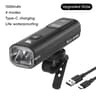 Bicycle Headlight, Intelligent Light Sensing Quick Release Bike Front Light & Portable Cycling Flashlight