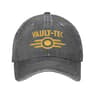 Fallouted Game Vault Tec Logo Baseball Cap, Unisex Design, Trendy Tennis & Skate Summer Hat